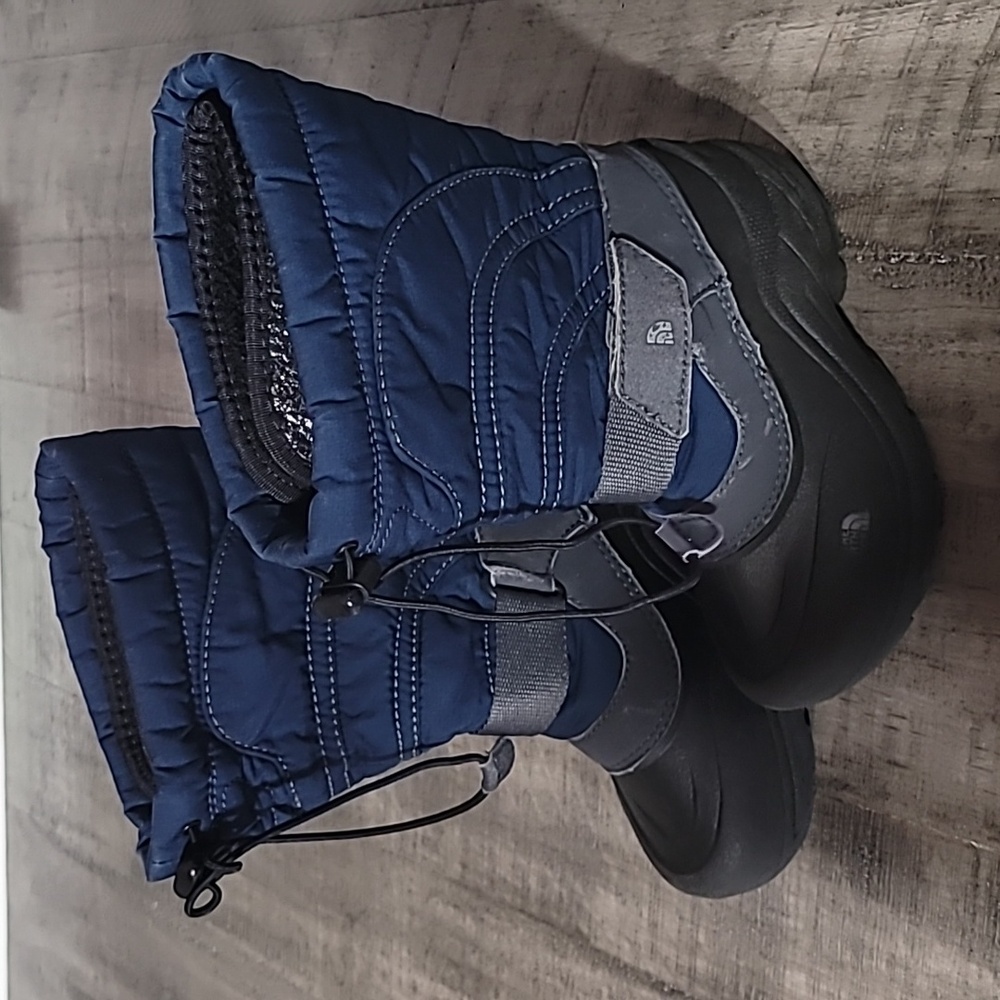 The North Face Kids Blue and Black Boots